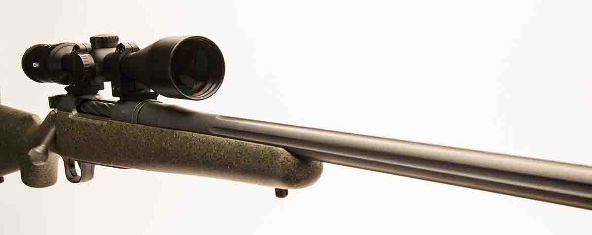 The Professional II rifle is based on the 704 action designed by Ed Brown. The .25-06 test rifle weighed 8 pounds, 10 ounces, with a Meopta MeoPro 3.5-10x 44mm scope in aluminum rings.